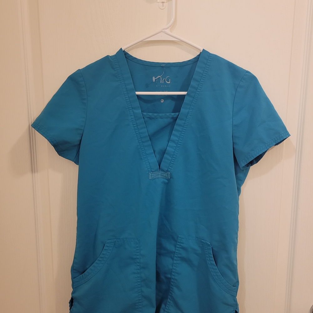Blue Scrub Top